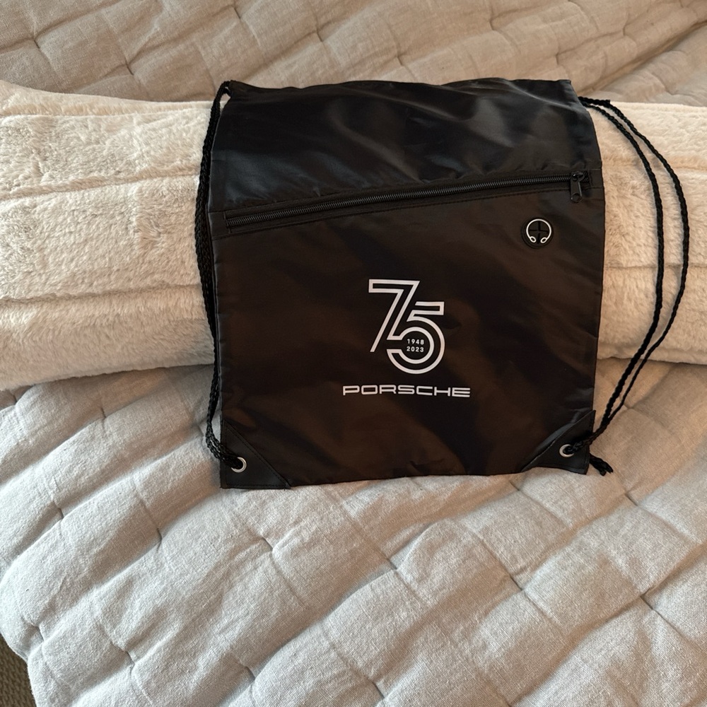 Black Drawstring Backpack - image 2